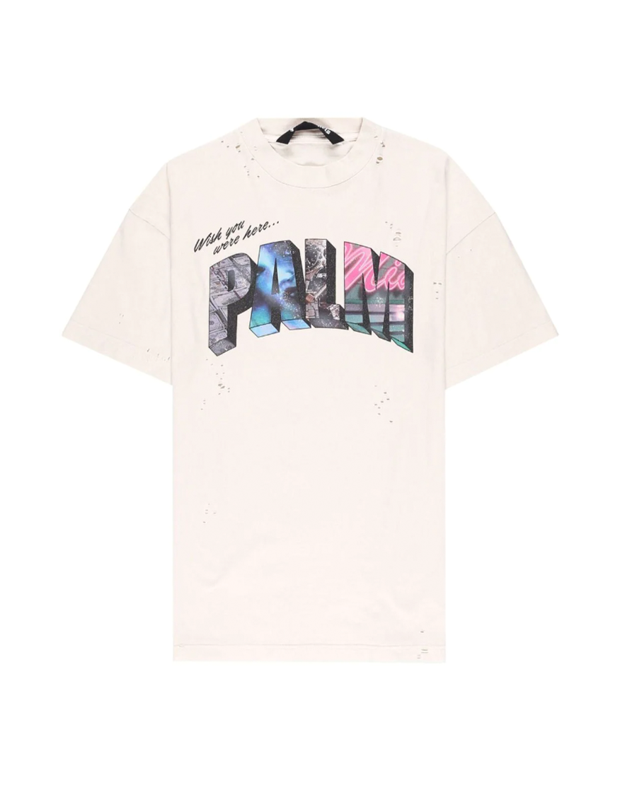 Palm Angels Sign Tee Multi