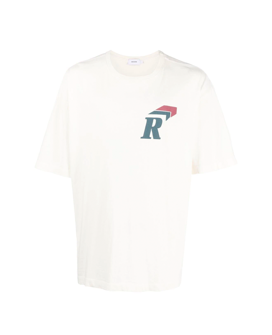 RHUDE Beige Cotton T-Shirt
